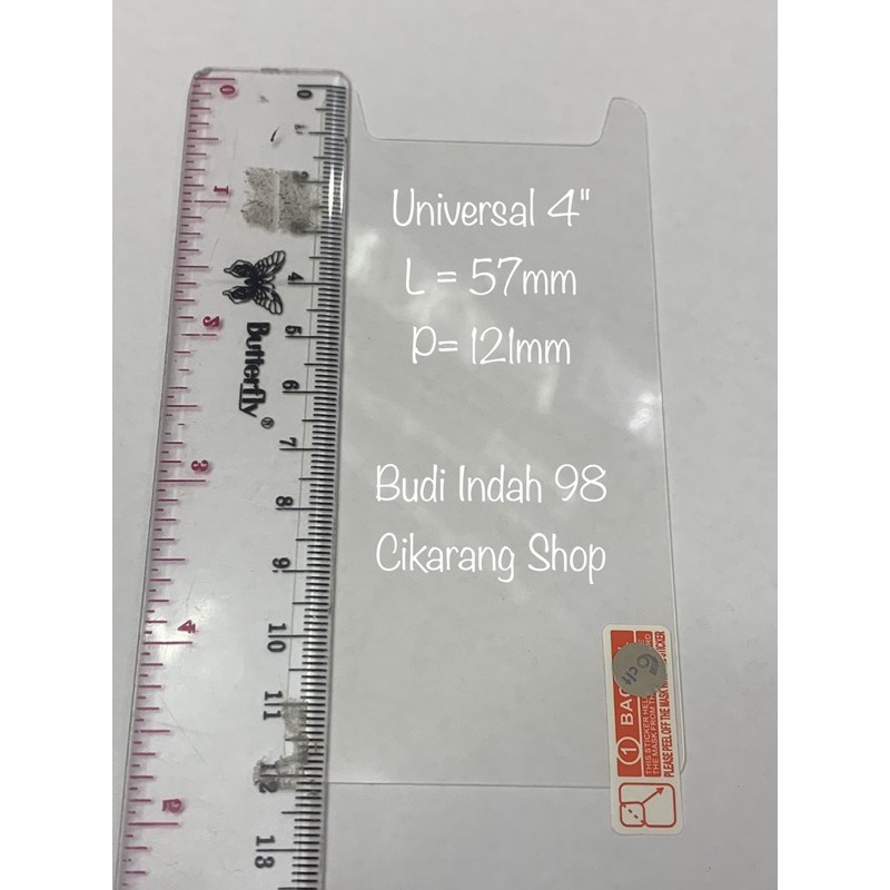 TEMPRED GLASS UNIVERSAL BENING 4&quot; 4 Inch, 4,3&quot;, 4,3 Inch TEMPERED GLASS ANTI GORES KACA