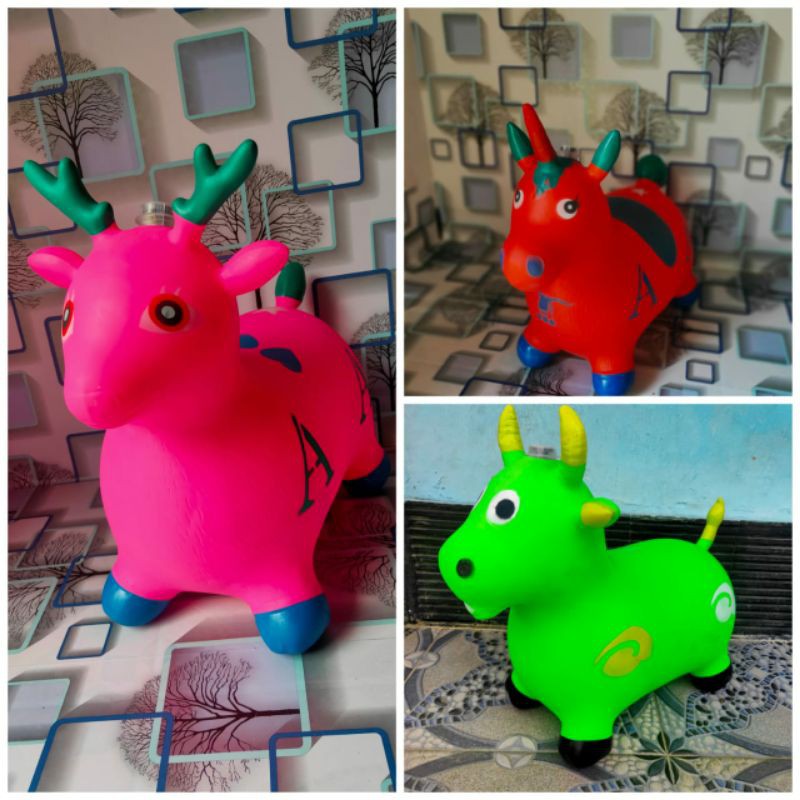 mainan kuda kudaan karet