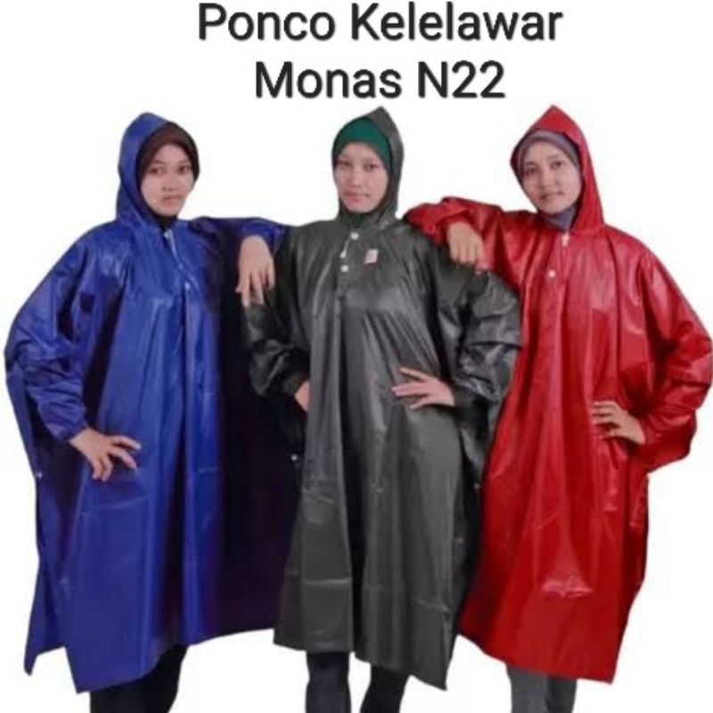 Free Ongkir - Jas Hujan Monas -Jaket Celana Monas Parasut - Jas Hujan Pria/ Wanita - Jas Hujan Kain