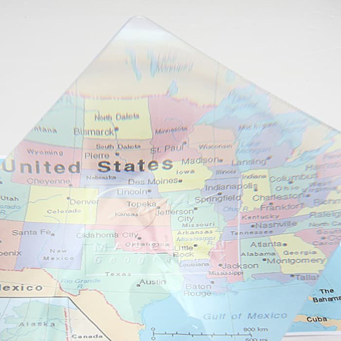 24.5x17cm kaca pembesar / magnifier / magnifying card / Fresnel Lens-4