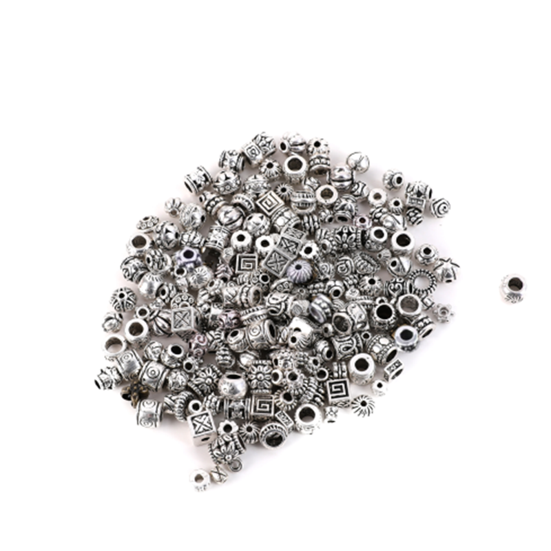 [Wholesale][50g Mixed Tibetan Silver Antique Loose Bead DIY Charm Pendants][DIY Accessories For Bracelets Necklace Jewelry Making]