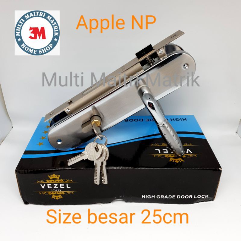 Kunci pintu besar / handle pintu besar komplit 1 set