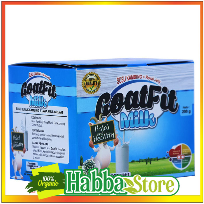 

Susu Kambing Etawa Goatfit Milk ORIGINAL 10 Sachet - Goat Fit - Original Produk
