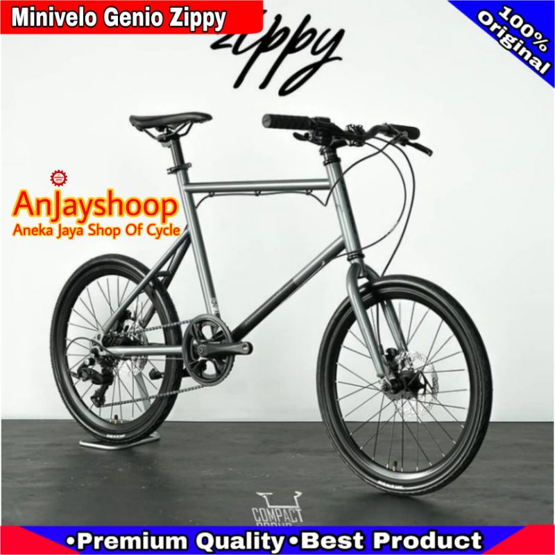 SEPEDA MINIVELO 20 INCH GENIO ZIPPY 8 SPEED HYDROLIC