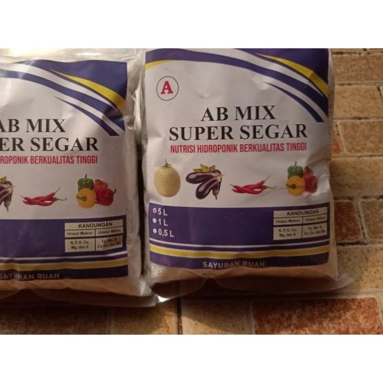 ◘ Nutrisi Hidroponik AB MIX BUAH 5 Liter ✲