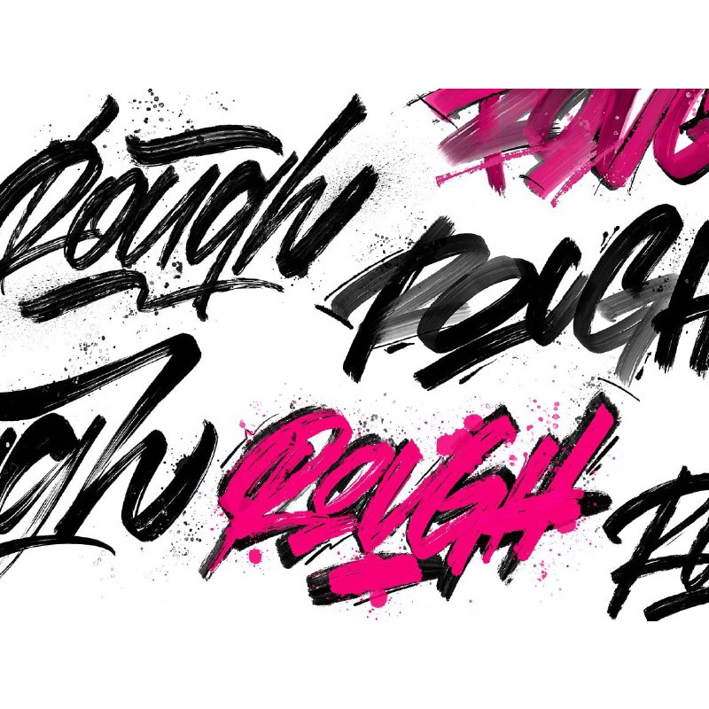 Procreate Brush - Rough Pack Graffiti Texture Procreate Pack