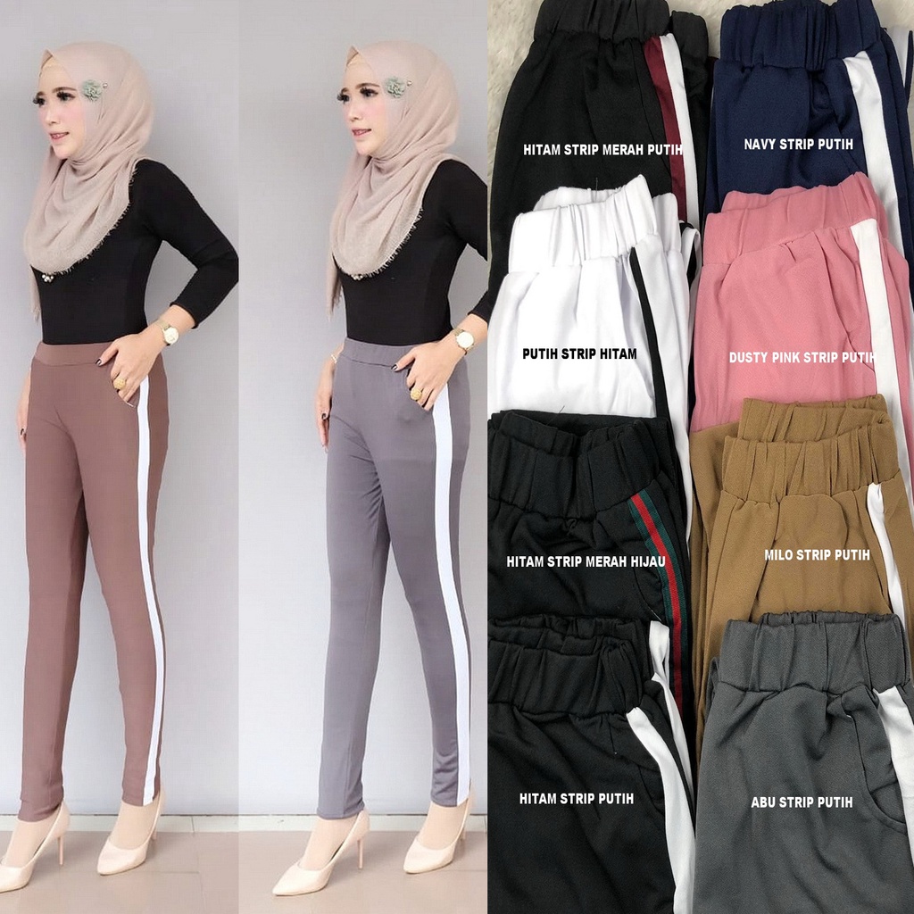 Stripe Pants Celana Training