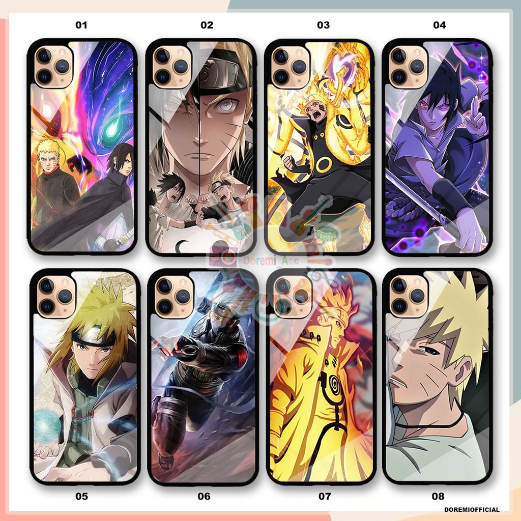 DA CASE CASING SOFTCASE CUSTOM KACA GLASS BENING GAMBAR NARUTO SAMSUNG