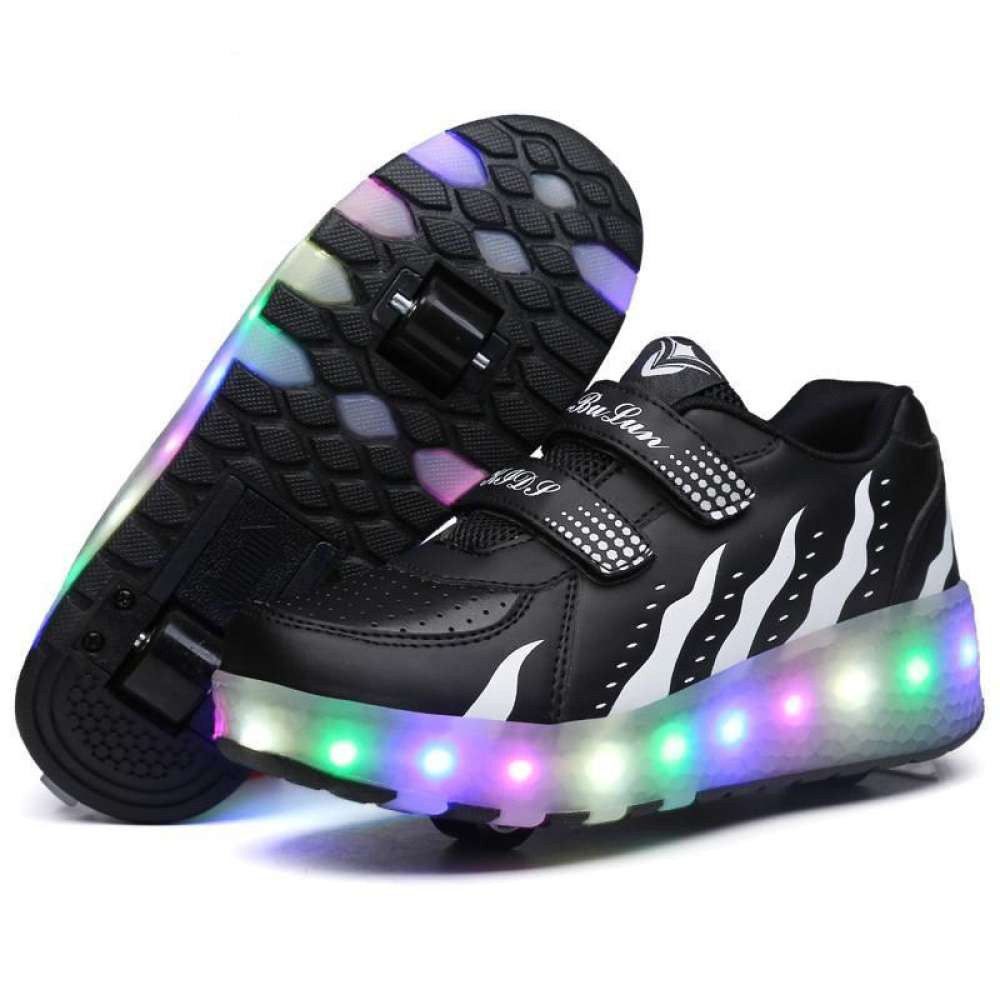 Heelys Light Shoes LED Boy Girl, Roller Skate Sports Shoes Casual with Two Wheels, Roller Skate Shoe
