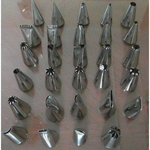 CETAKAN SPLUIT / SEMPRIT MURAH Spuit semprit mawar kue cetakan kue 1 set stainless