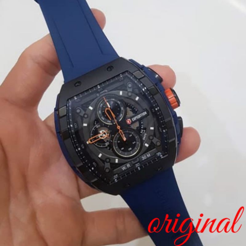 Expeditiin Pria E 6782 Blue Navy Jam Tangan Expedition