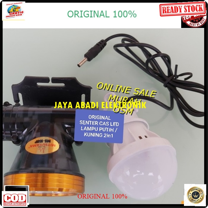 G225 ORIGINAL LAMPU SENTER KEPALA PALA HEAD LAMP CAS CASAN CHARGER 8 JAM LED PUTIH KUNING COB BATERAI LAMP EMERGENSI EMERGENCI EMERGENCY WHITE DARURAT MAGIC LAMP BOHLAM SINAR TERANG PENERANG PORTABLE SAKLAR STEKER COLOKAN LISTRIK SETRUM PITING KEPITING ST