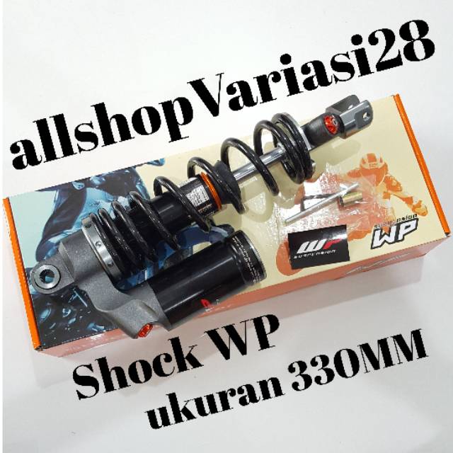 Shock Metik Tabung Atas UK  330MM Vario Beat Street asli WP