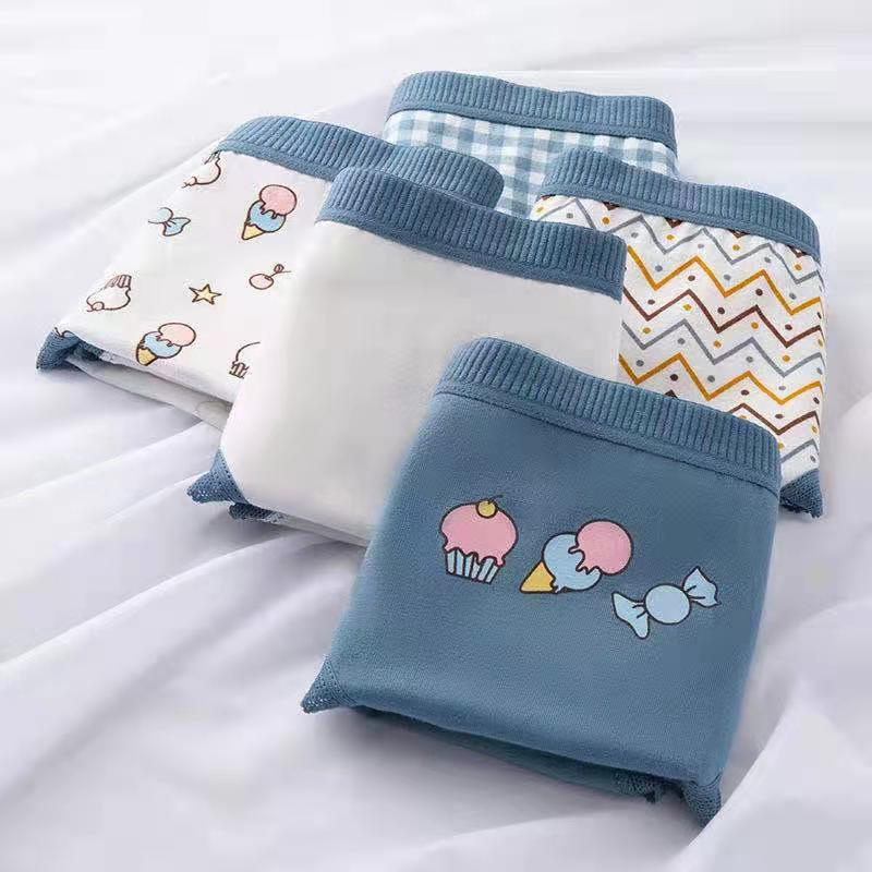 HOHO_HWANG (C-115) CD imut fashion Undies Celana Dalam Wanita Corak high quality katun import-4