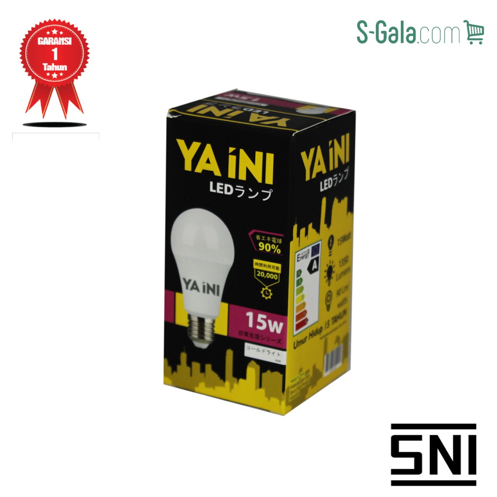 Lampu LED Yaini 15Watt (15w)