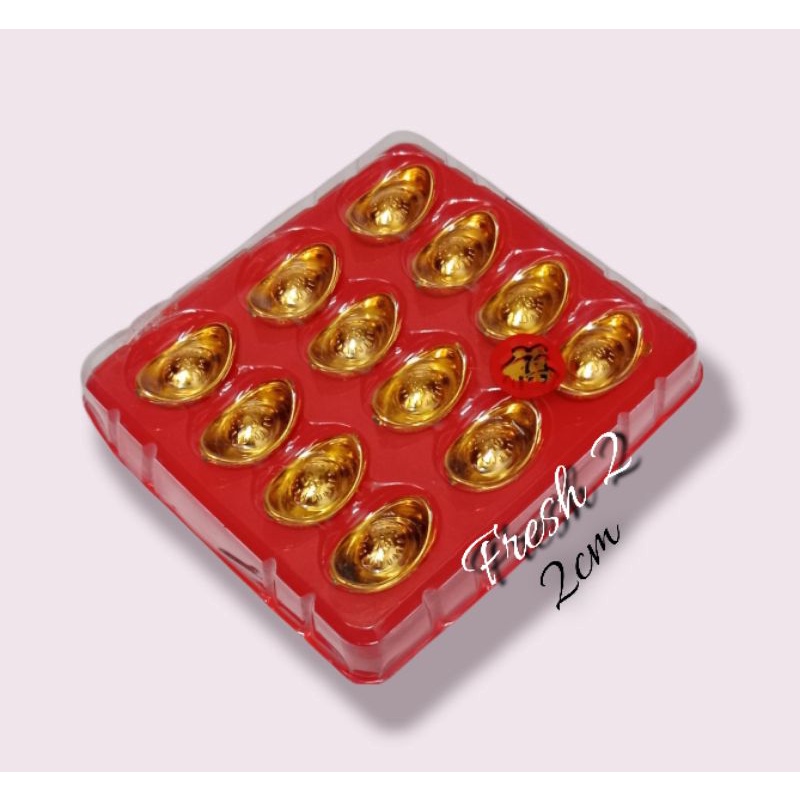 pajangan 2cm yenpao emas / pajangan koin cina kuno