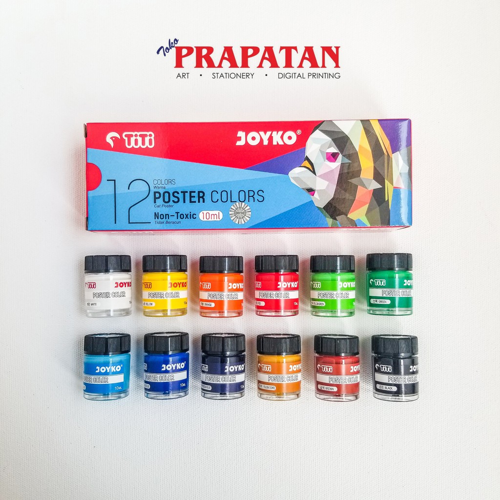 

Joyko Poster Color Set 12x10ml Cat Poster Set