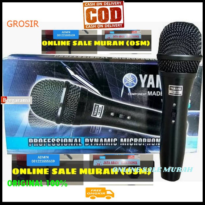 G480 yamaha oem mic kabel dynamic mik cable Microphone full besi karaoke vocal vokal audio sound system audio pengeras suara pro profesional Legendary legendaris mikrophone putih white  BISA DIGUNAKAN SEGALA JENIS AUDIO SOUND  Bahan dari besi metal  Mic