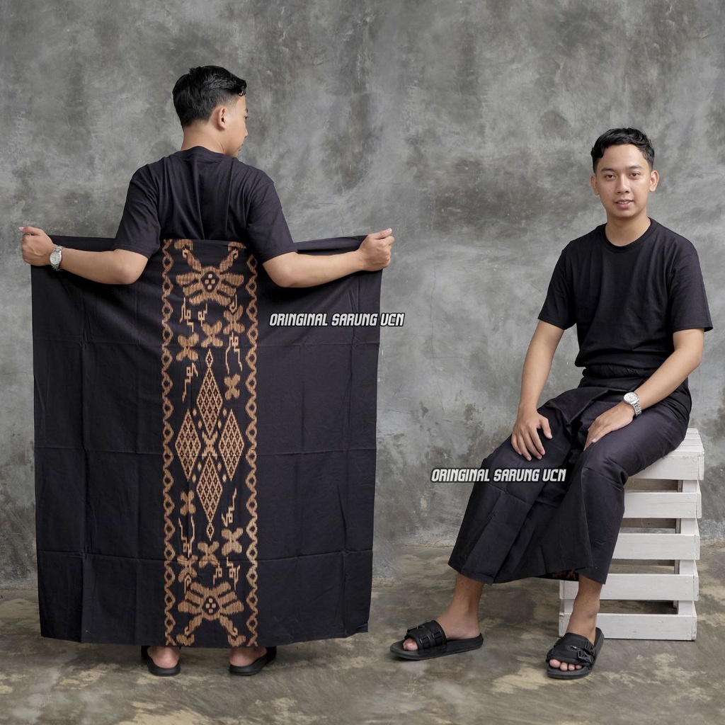 Sarung Batik Pria Motif Sarang Tawon | Sarung Batik Pekalongan | Sarung Santri Motif Sarang Tawon