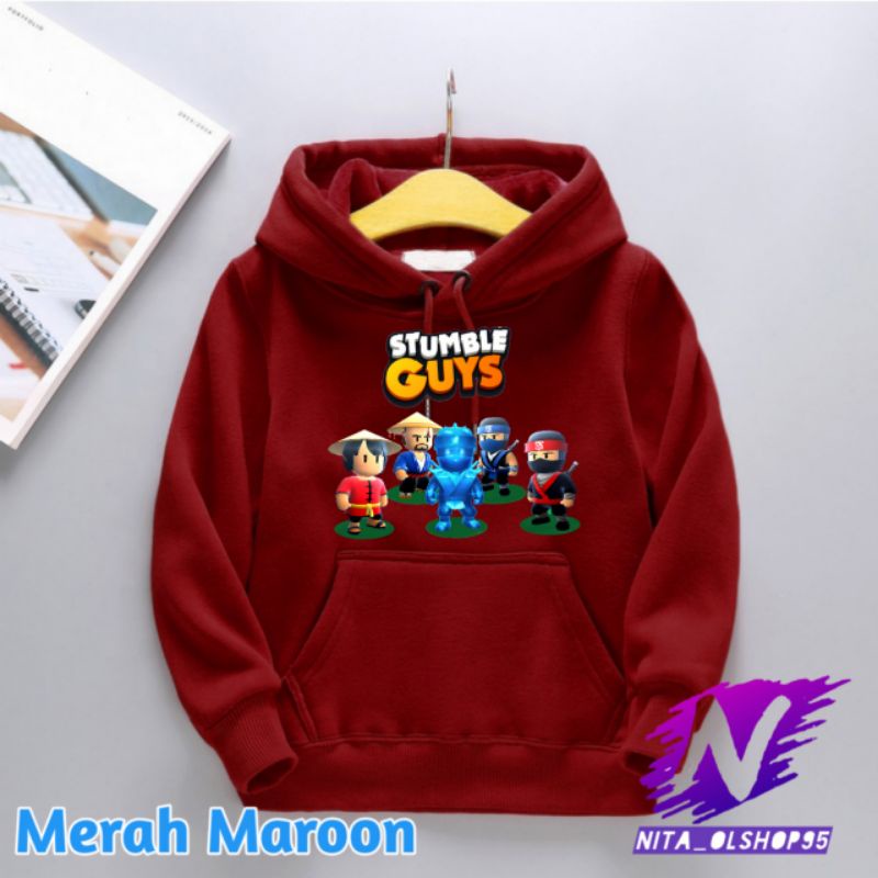 Hoodie anak stumble guys sweater Hoodie anak bisa untuk umur 2-12tahun bisa untuk laki laki dan perempuan