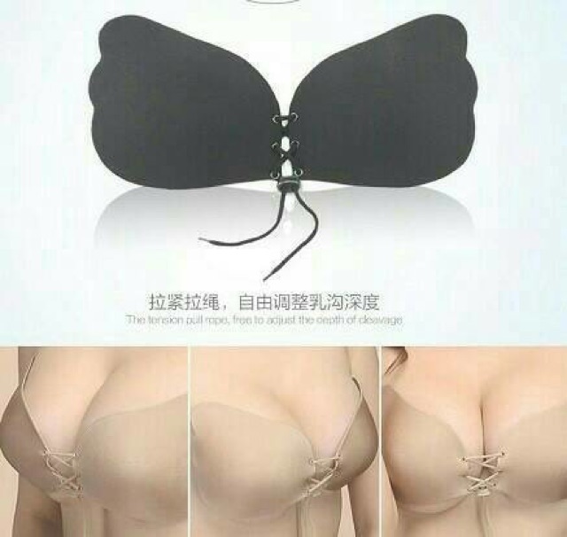 ANGEL PUSH UP BRA NU BRA SILICON FREE BRA BH TEMPEL