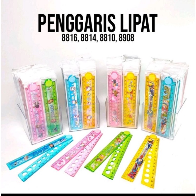 

Penggaris lipat karakter