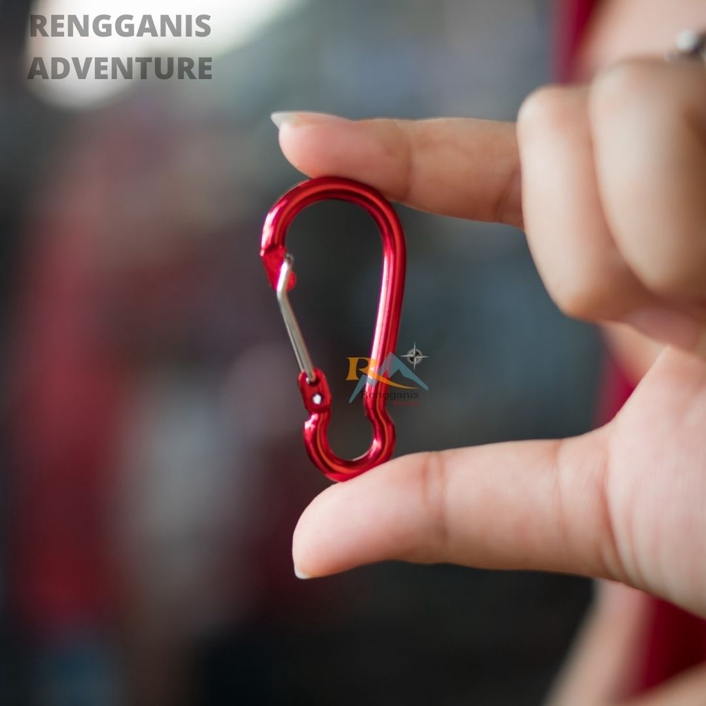 CARABINNER KECIL DHAULAGIRI 451 GANTUNGAN KUNCI CARABINER ULIR OUTDOOR HIKING