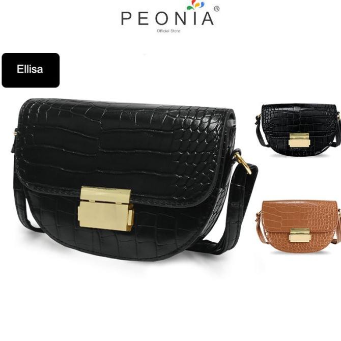 Peonia Tas Selempang Wanita Import Crossbody Elegant Korea Bag Ellisa