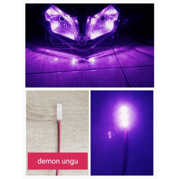 -DEMON 3  led  ungu