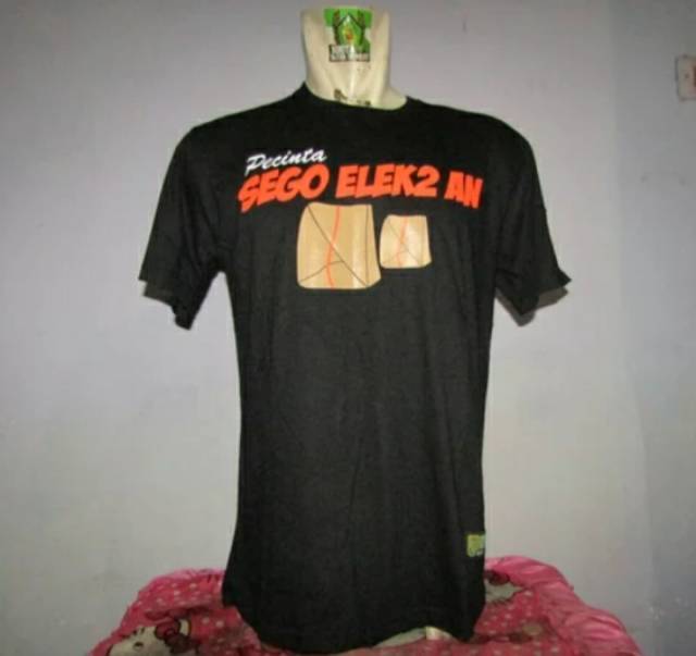 Kaos Pecinta SEGO ELEK ELEKAN Versi Bonek Anti AREMA JAK Sepeleh Hitam Rasis 2020