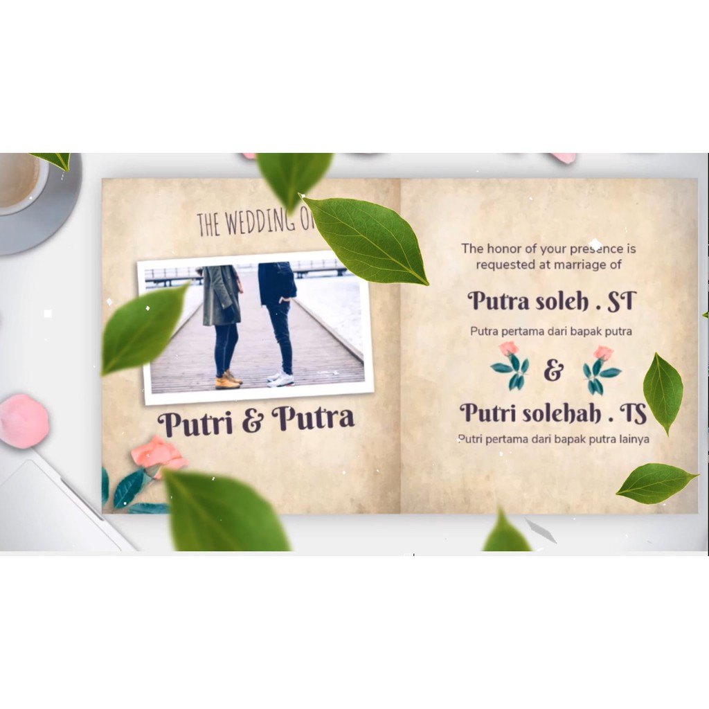 Video undangan pernikahan / undangan pernikahan digital / undangan digital / undangan pernikahan