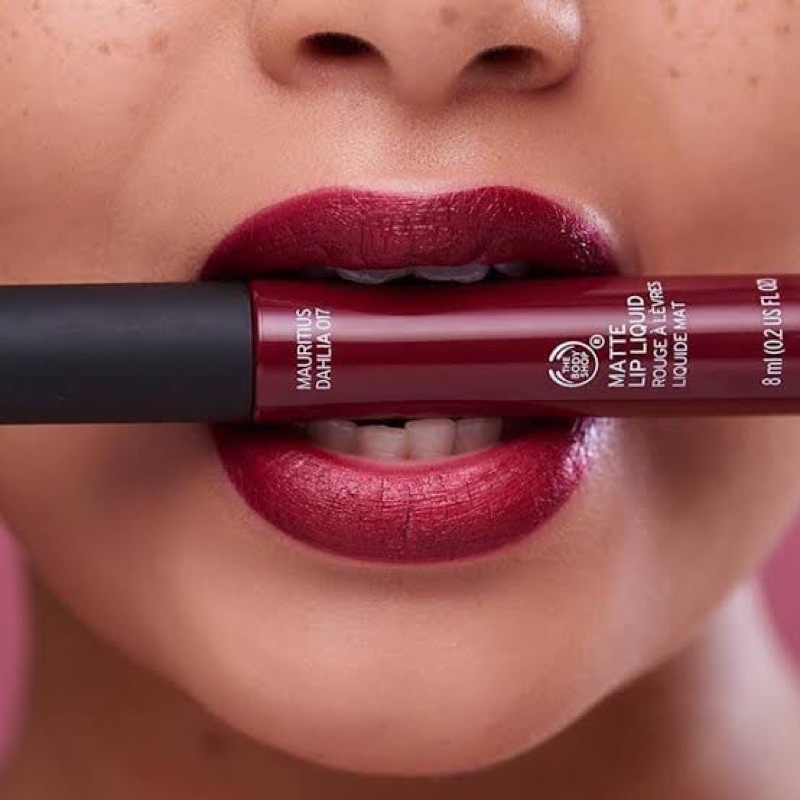 MAURITIUS DAHLIA LIP MATTE THE BODY SHOP