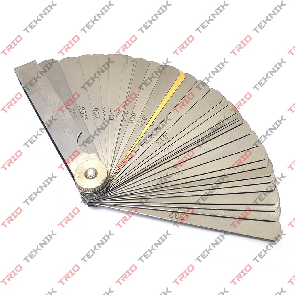 Feeler Gauge/Alat Ukur Ketebalan/Celah Klep 31 Blades C-Mart Taiwan