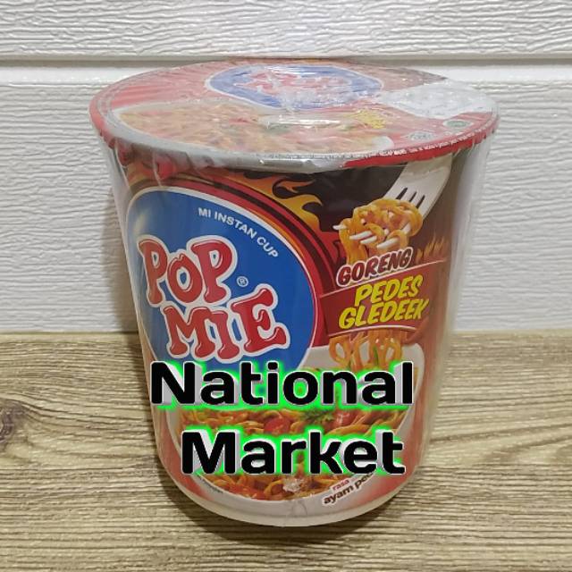 Pop Mie Goreng Ayam Pedas Pedes Gledeek Geledek