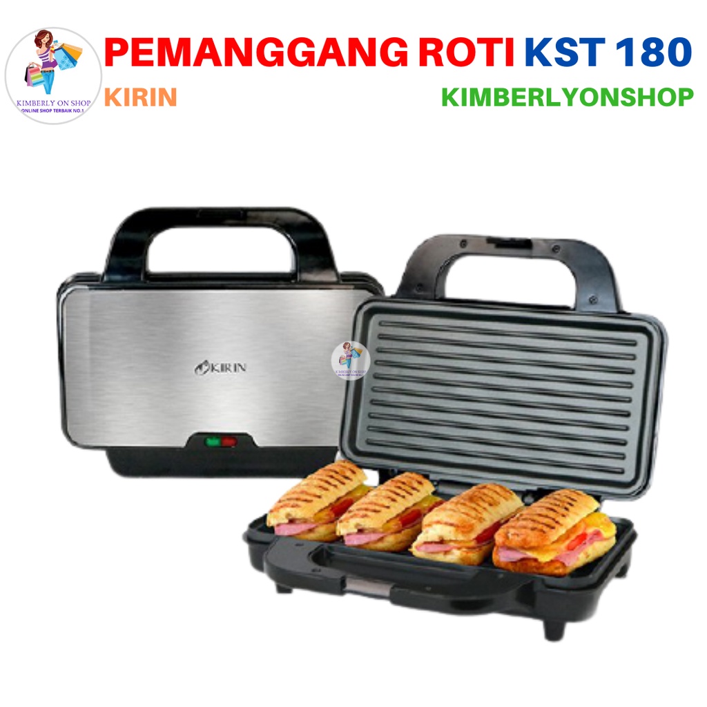 Pemanggang Roti Sandwich TOASTER KST 180 Kirin