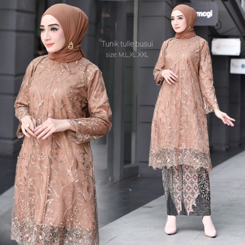 Setelan kebaya Tunik Busui modern/Kebaya Tunik Ibu Menyusui/Kebaya Busui/Kebaya Wanita by BA