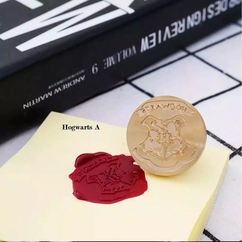 Jual harry potter hogwart seal wax stamp, envelope sealing - stempel