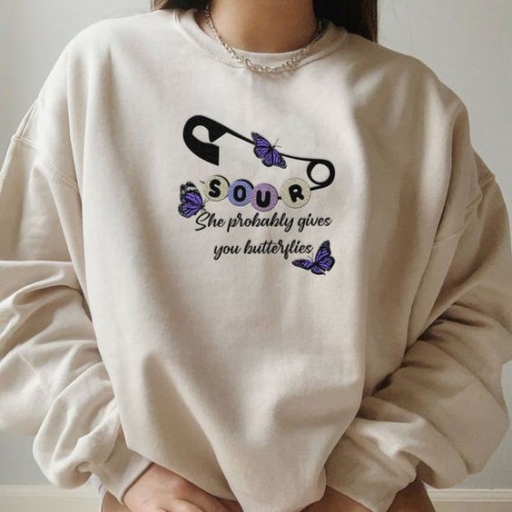 SWEATER WANITA SOUR//ATASAN WANITA LUCU//FLEECE UNISEX TEBAL HALUS TERBARU,