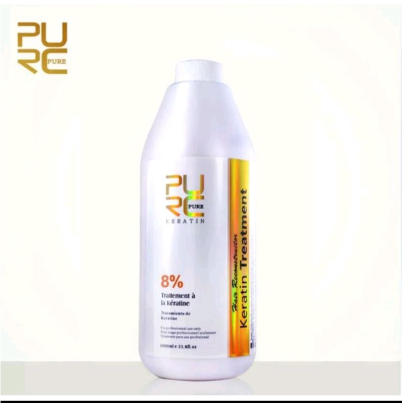PURC Keratin 8% Treatment Smoothing Pure Brazilian  300ml 1000ml