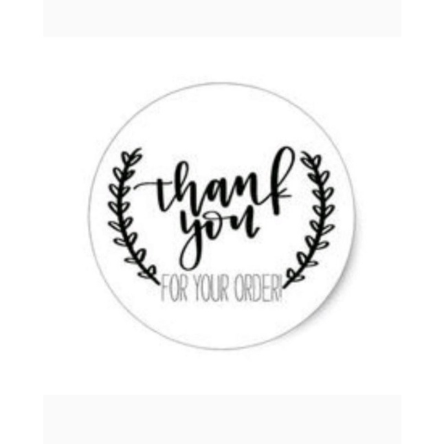 

stiker Thxyou order