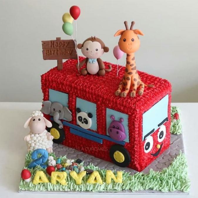 

Terlaris! Pesanan Kue Ultah Baby Bus Buttercream