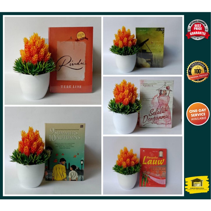 PAKET 5 BUKU Novel Best Seller Rindu - Tere Liye (4)