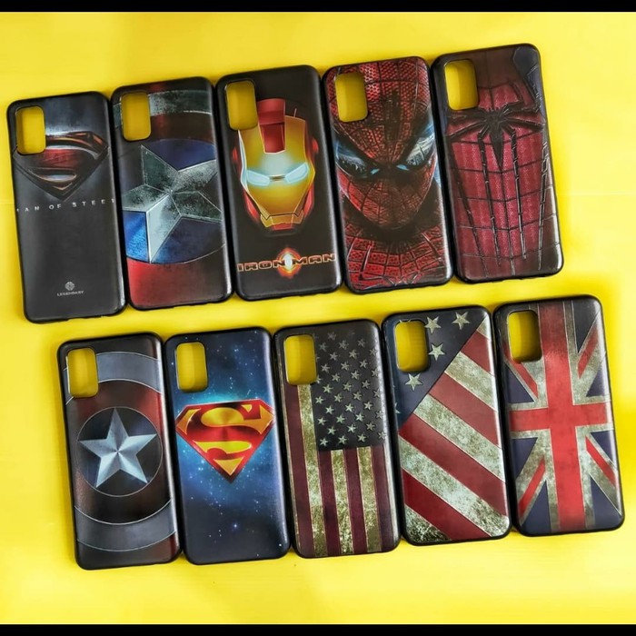 Motif Man Soft Case Timbul Redmi Note 9 Pro / Redmi Note 9s / Redmi Note 9 Pro