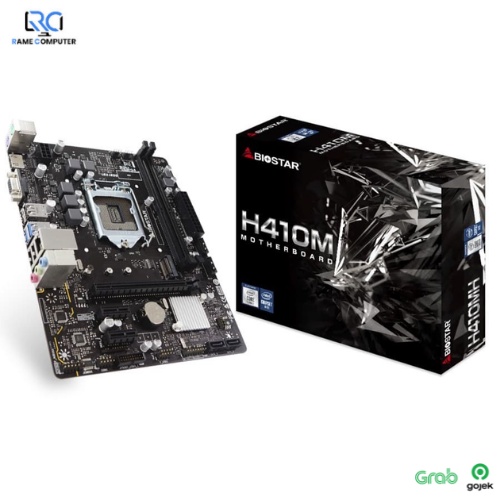 BIOSTAR H410MH Intel H410 LGA1200 DDR4 Micro ATX Motherboard