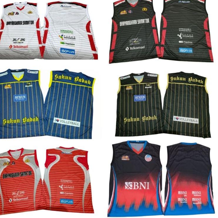 BSM Jersey Proliga 2022 / Jersey volly full printing/ baju Proliga ス 96