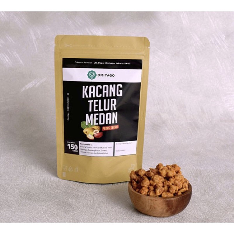

Kacang Telur Medan Super Pedas Omiyago