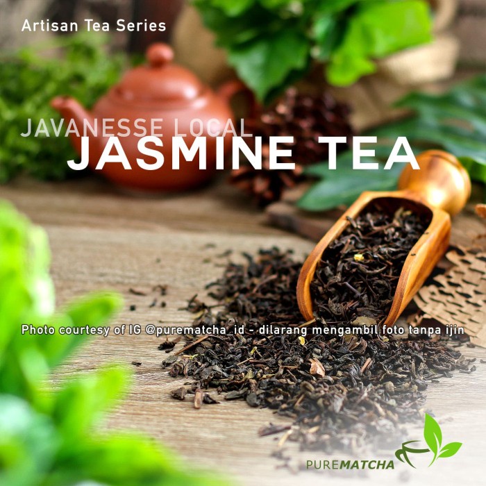 

TEH-DAUN- ARTISAN TEA CAFE - JASMINE TEA JAVA 500GR TEH MELATI JAWA TRADISIONAL -DAUN-TEH.