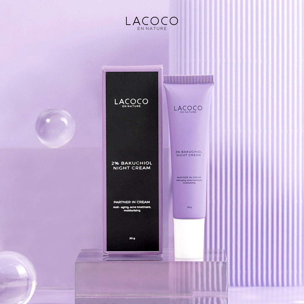 Lacoco Bakuchiol Series Day Night Cream Essence Mask