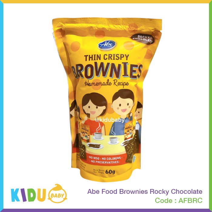 Abe Food Brownies Snack Makanan Ringan Bayi &amp; Anak / Kidu Baby