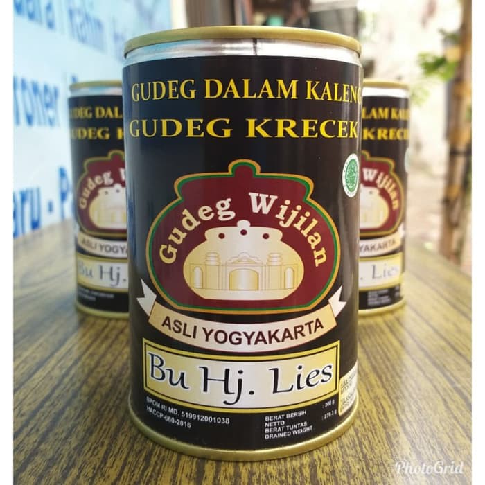 Gudeg Kaleng Krecek Wijilan Bu Lies - 300Gram Asli Jogja